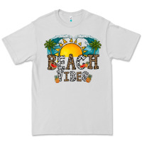 Dove Grey beach vibes Premium Tee - CowhideDigitalArt