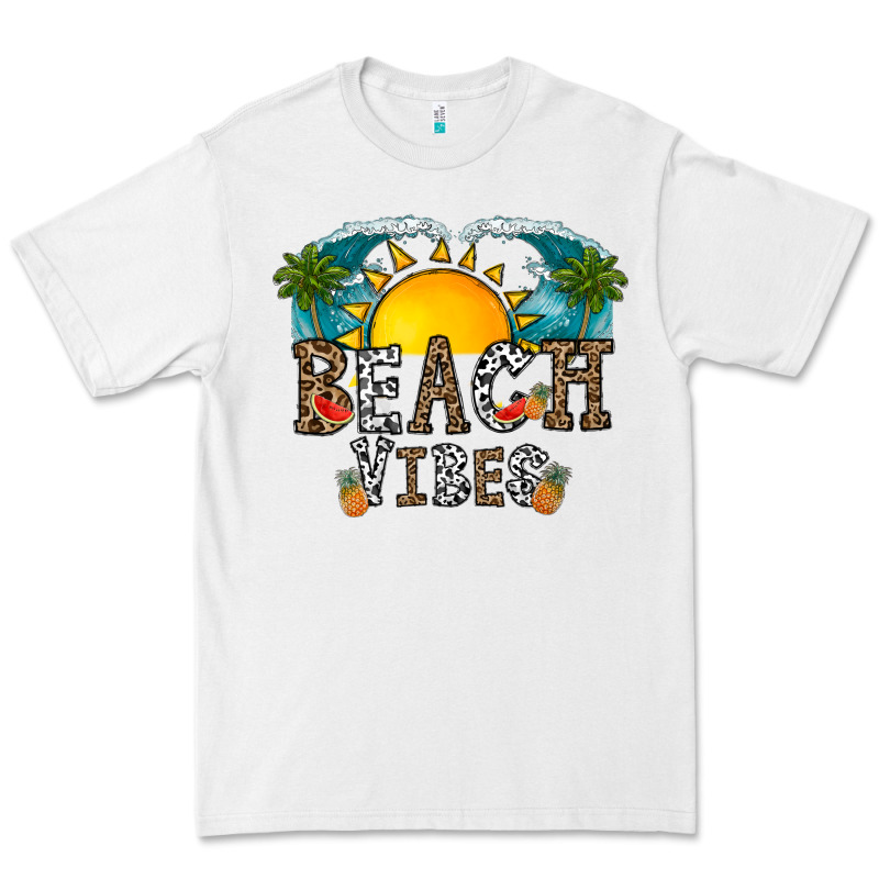 Beach Vibes Premium Tee by CowhideDigitalArt | Teevron