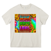 Cream kindness peace inclusion hope equality love diversity Heavy Core Tee - HRA Design Shop