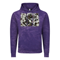 Cloud Purple cowhide background Vintage Hoodie - BarkalooDesign