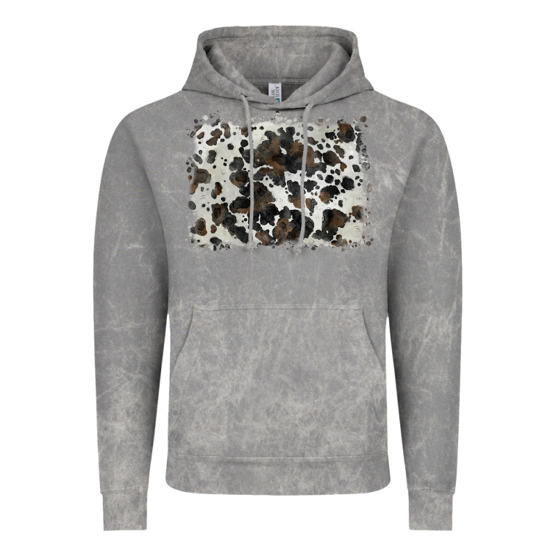 Cowhide Background Vintage Hoodie by BarkalooDesign | Teevron