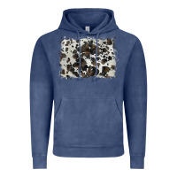 Vintage Denim cowhide background Vintage Hoodie - BarkalooDesign
