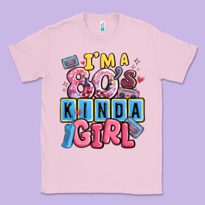 I'm A 80's Kinda Girl Classic Tee Designed By Maliassmallbusiness
