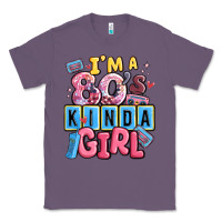 Lavender i'm a 80's kinda girl Classic Tee - MaliasSmallBusiness