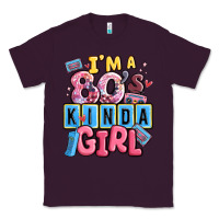 Plum i'm a 80's kinda girl Classic Tee - MaliasSmallBusiness