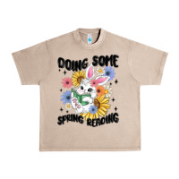 French Oak doing some spring reading Urban Heavy Tee - MaliasSmallBusiness