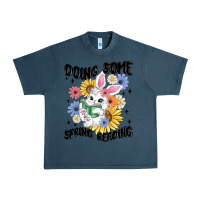 Midnight Navy doing some spring reading Urban Heavy Tee - MaliasSmallBusiness
