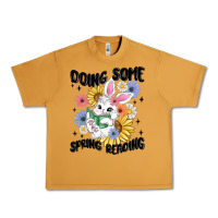 Peanut Butter doing some spring reading Urban Heavy Tee - MaliasSmallBusiness
