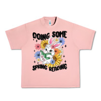 Salmon doing some spring reading Urban Heavy Tee - MaliasSmallBusiness