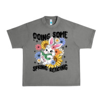 Tornado doing some spring reading Urban Heavy Tee - MaliasSmallBusiness