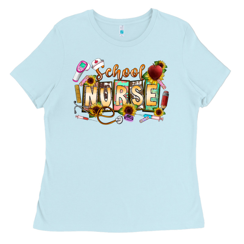 School Nurse Ladies Tee by CowhideDigitalArt | Teevron