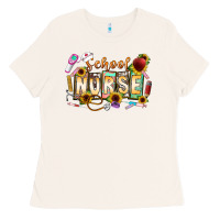 Bone school nurse Ladies Tee - CowhideDigitalArt