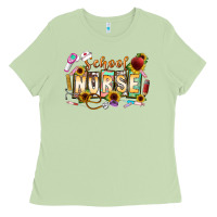 Matcha school nurse Ladies Tee - CowhideDigitalArt