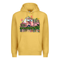 Antique Gold Happy Easter Day truck Premium Hoodie - HowdyJamesFarm