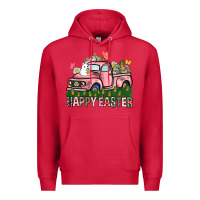Cardinal Happy Easter Day truck Premium Hoodie - HowdyJamesFarm