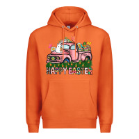 Carrot Happy Easter Day truck Premium Hoodie - HowdyJamesFarm