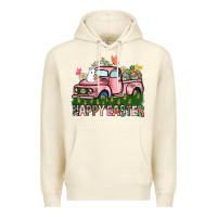 Sandshell Happy Easter Day truck Premium Hoodie - HowdyJamesFarm