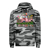 Slate Camo Happy Easter Day truck Premium Hoodie - HowdyJamesFarm