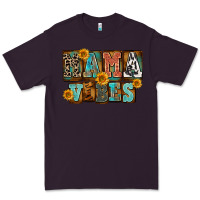 Plum western mama vibes Premium Tee - FaDigitalArtStudio