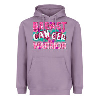 Lavender Breast Cancer Warrior Heavyweight Hoodie - texasbilliewilder