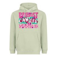 Matcha Breast Cancer Warrior Heavyweight Hoodie - texasbilliewilder