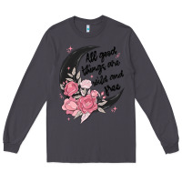 Smoke all good things are wild and free Long Sleeve Tee - MaliasSmallBusiness