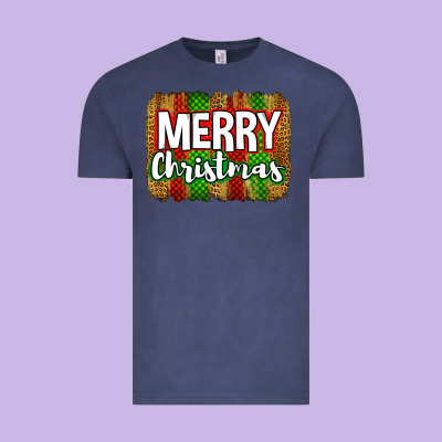 Merry Christmas Brushstroke Vintage Tee Designed By Jasminsmagicworld
