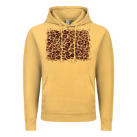Vintage Mustard leopard background Vintage Hoodie - BarkalooDesign