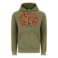 Vintage Olive leopard background Vintage Hoodie - BarkalooDesign