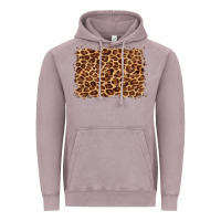 Leopard Background Vintage Hoodie | Teevron