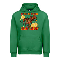 Emerald Crawfish who's your craw daddy Urban Hoodie - FaDigitalArtStudio