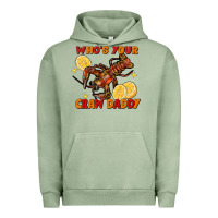 Pigment Oil Green Crawfish who's your craw daddy Urban Hoodie - FaDigitalArtStudio
