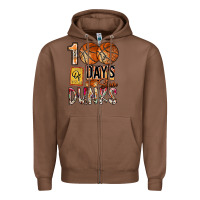 Chestnut 100 of days slam dunks Zipper Hoodie - SublimationCraftShop