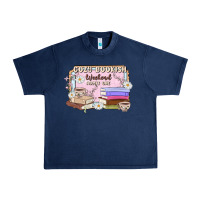 Navy cozy bookish weekend ticket Urban Heavy Tee - MaliasSmallBusiness