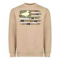 Mushroom duck hunter flag Heavyweight Sweatshirt - MaliasSmallBusiness