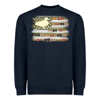 Navy duck hunter flag Heavyweight Sweatshirt - MaliasSmallBusiness
