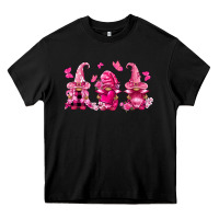 Black breast cancer gnomies Heavy Core Tee - FaDigitalArtStudio