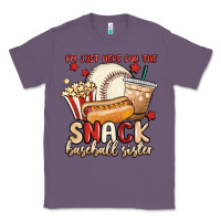 Lavender i'm just here for the snack baseball sister Classic Tee - MaliasSmallBusiness