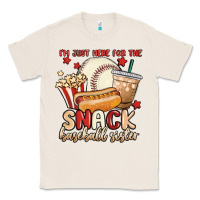 Natural i'm just here for the snack baseball sister Classic Tee - MaliasSmallBusiness