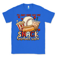 True Royal i'm just here for the snack baseball sister Classic Tee - MaliasSmallBusiness