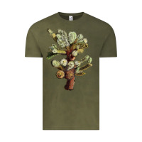 Vintage Olive cholla tree cactus Vintage Tee - LillyAllenDesigns