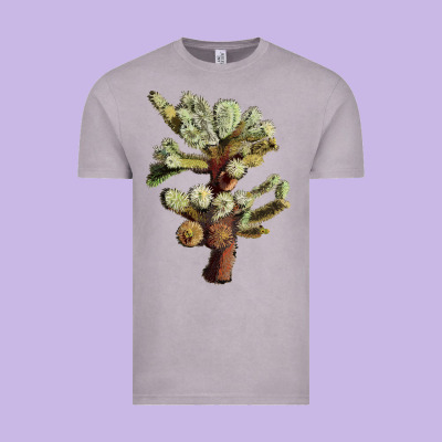 Cholla Tree Cactus Vintage Tee Designed By Lillyallendesigns