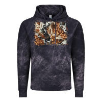 Cloud Black cowhide leopard background Vintage Hoodie - BarkalooDesign