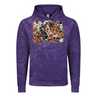 Cloud Purple cowhide leopard background Vintage Hoodie - BarkalooDesign