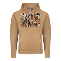 Vintage Camel cowhide leopard background Vintage Hoodie - BarkalooDesign