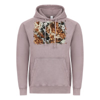 Vintage Zinc cowhide leopard background Vintage Hoodie - BarkalooDesign
