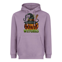 Lavender Howdy witches Heavyweight Hoodie - NancyCooperArtShop