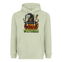 Matcha Howdy witches Heavyweight Hoodie - NancyCooperArtShop