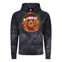 Cloud Black Christmas Toy Poodle Vintage Hoodie - RanaPortraitStore
