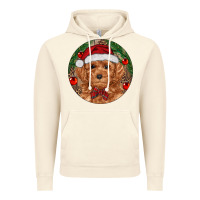 Vintage Artic Christmas Toy Poodle Vintage Hoodie - RanaPortraitStore